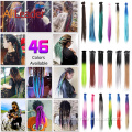 20" 46colors Hair Extensions Synthetische bunte Dreadlocks